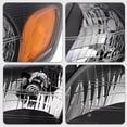 thumbnail image 4 of For 1997-2005 Pontiac Montana Chevy Venture Black Headlights Assembly L+R Pairs, 4 of 7