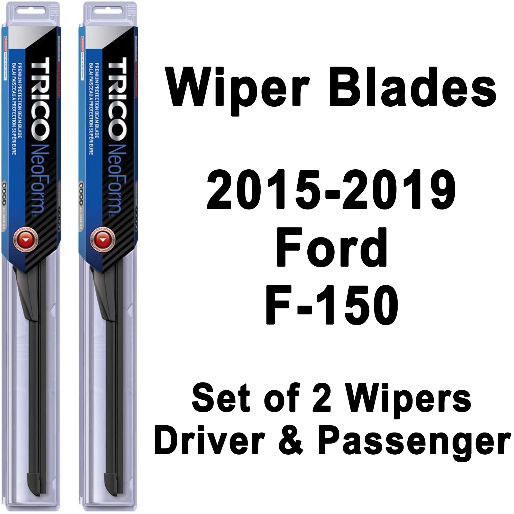 F150/F150 Wipers (Set of 2) 2015 2016 2017 2018 2019