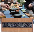 thumbnail image 4 of Natural Bamboo Sticks Tablemat Decor, Classical Style Tea Set Mat Tea Table Runner Decoration Tea Ceremony Accessories(??30*60??), 4 of 7