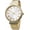 Gold, variant on Collections Women's 36mm Cuff Bangle Watch – Quartz Movement, Roman Numerals, Sleek Metal Bracelet – Fits 7–8" Wrists
