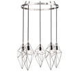 thumbnail image 4 of Woodbridge Lighting Lanning 5-Light Metal Chandelier in Satin Nickel, 4 of 7