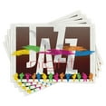 thumbnail image 1 of Ambesonne Colorful Place Mats Set of 4, Jazz Performers Retro, Standard Size, Multicolor, 1 of 6
