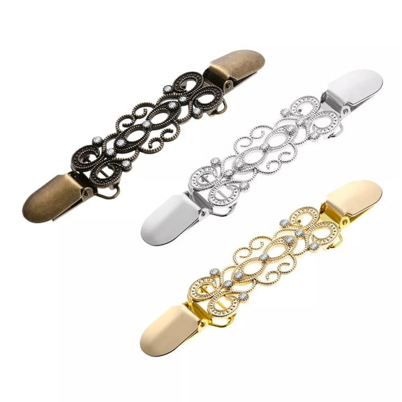 HOOUN 3 Pcs 13.50X2.00X0.50CM Woman Women' Clips Cinch Clothes Broches