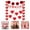 D, variant on Party Supplies,Valentines Day Decorations Set Hanging Heart Love And Wooden Beads Garlands Banner For Home Classroom Wedding And