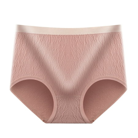 

Womens High Waist Under Female Crotch Breathable Belly Closing Lifting Large Boxer Under Briefs