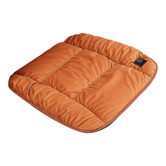 TopLLC Graphene Heated Car Seat Cushion Winter 12V Seat Cushion Car Universal Warmth Insulation Electric Heating Plush Single Piece Cushion on Clearance