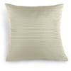 Canopy Textured Stripe Pillow, Clay Beige