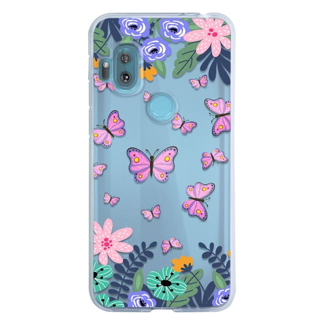 Funda para Moto One Hyper InstaCase Mariposas y Flores Antigolpes