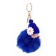 thumbnail image 1 of Llavero colgante con pompón de muñeca bebé dormida, llavero para coche o bolso, juguete (Azul real), 1 of 7