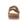 thumbnail image 5 of bebe Girl's Sandals – Adjustable Footbed Sandals with Cherry Charm, Flower Charm & Multi Charm Buckle Slides for Girls, 5 of 7