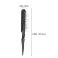 thumbnail image 2 of Minkissy 3Pcs Black Hair Styling Brush with Airbag Massage and Smooth Rounded Teeth for Home, 2 of 7