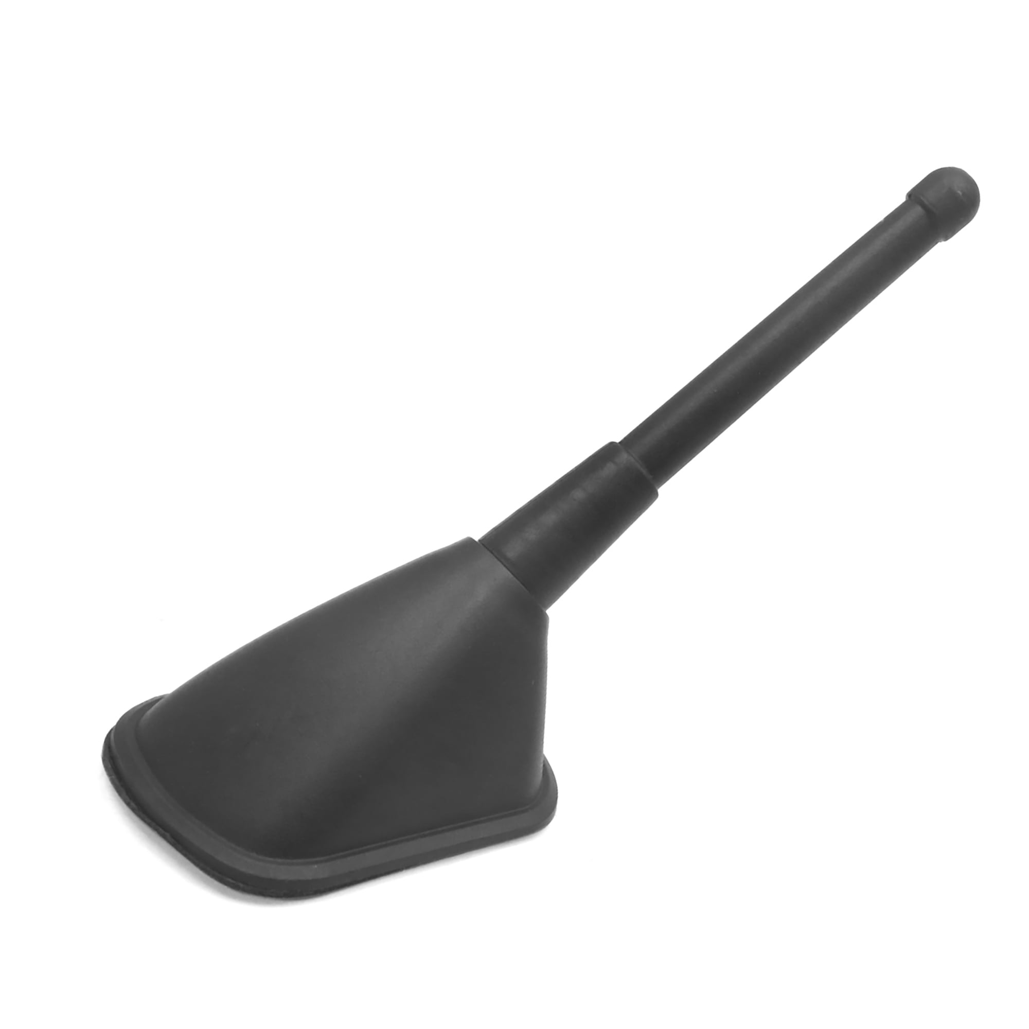 Unique Bargains Black Adhesive Base Car Auto Exterior Decorative Antenna Aerial 3.7"