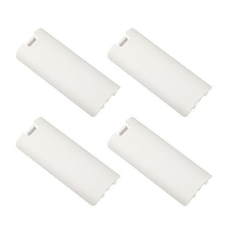 Wwii Cover - 4pcs Battery Back Cover Shell Case for Nintendo Wii Remote Control Controller