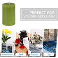 thumbnail image 5 of Jeco “2” Diameter by 3” Sage Green Pillar Candle,CPZ-2311, 5 of 5