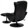thumbnail image 4 of Pemberly Row Massaging Black Recliner and Ottoman with Wrapped Base, 4 of 4
