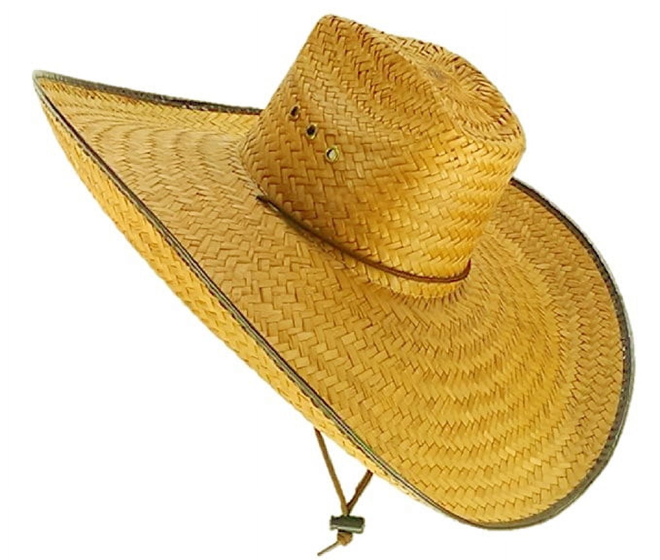  Double Weaved Hard Shell Shade Hat Large Fit Wide Brim Straw Hat  Tan : Clothing, Shoes & Jewelry