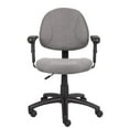 thumbnail image 2 of Boss Office Products DX Chaise de Bureau Posture avec Accoudoirs Réglables, Gris, 2 of 5