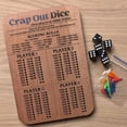 thumbnail image 5 of HUASHENG Crap Out Dice Score Board Wooden Gathering Game Dice Scoreboard, 5 of 5