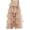 Rose Gold, variant on Women's Long High Low Ruffles Party Tulle Skirt Maxi Tiered Rainbow Tutu Skirt