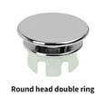 thumbnail image 4 of Youkk 6 Pieces Sink Overflow Cover Rings with Filter Basin Hole Cap Replacement Dual-layer, 4 of 6