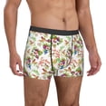 thumbnail image 5 of Men's Boxer Briefs, Wild Exotic Birds And Flowers Soft Comfy Mens Underwear Boxer Briefs Breathable With Widen Waist, 5 of 7