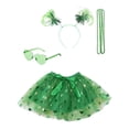 thumbnail image 2 of Conjunto de disfraz de San Patricio, falda tutú decorativa para regalos, recuerdos de fiesta festivos, 2 of 8