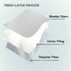 thumbnail image 5 of Protector de almohada de poliéster - Impermeable, transpirable, funda de almohada resistente al sudor, 40x60cm, blanca o gris, 5 of 8
