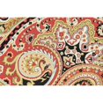 thumbnail image 1 of Loloi Francesca 5' x 7'6" Hand Hooked Rug in Red and Black, 1 of 2