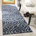 SAFAVIEH Adirondack Lecia Geometric Area Rug, Navy/Ivory, 3' x 5'