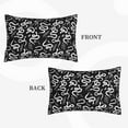 thumbnail image 4 of Fotbe Hand Drawn Snake Pillow Cases - Envelope Closure - Luxury, Extra Soft, Cooling Pillow Covers - Wrinkle, Fade, Stain Resistant-16"x24", 4 of 8