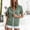 Green, variant on FDGIU 2026 Spring Summer Women's Short Sleeve Full Zip Hooded Jacket, Contrast Drawstring Loose Lightweight Zip Up Hoodie Coat with Side Pockets for Daily Outerwear