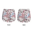 thumbnail image 3 of Balery Abstract Floral Pantalones cortos deportivos para mujer con forro y dos bolsillos, elásticos, para entrenamiento, gimnasio, yoga-XX-Large, 3 of 7