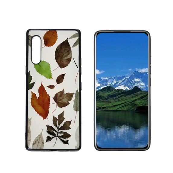 Compatible with LG Velvet 4G Phone Case, Leaves-26 Case Men Women, Flexible Silicone Shockproof Case for LG Velvet 4G