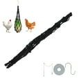 thumbnail image 3 of Bolsa De Red Para Comedero De Pollos, Soporte Para Frutas Para Aves De Corral, Fuerte, Buena Carga, Conveniente Para Atraer Pollos Con 2 Ganchos Para Gallina, Gallo, Loros, 3 of 7