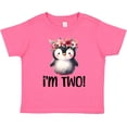 thumbnail image 3 of Inktastic 2nd Birthday Party Penguin 2 Year Old Girl Girls Toddler T-Shirt, 3 of 5