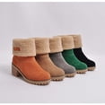thumbnail image 2 of Botas de nieve de talla grande 41-43, botas de invierno para mujer con botas de algodón cálido de terciopelo, botas de tacón grueso para mujer, 2 of 5