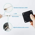 thumbnail image 4 of Punch-Free Automatic Sensor Door Closer, Residential Sliding Screen Door Closer, Commercial Multifunctional Door Closer, Auto Door Closer with Steel Drawstring for Bedroom/Storm/Home (1 Pack Black), 4 of 6