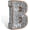 B, variant on 7" Galvanized Metal Letters for Wall Decor - 3D Letter V for Hanging & Free Standing - Decorative Rustic Alphabet Letters for the Living Room, Bedroom, Kitchen