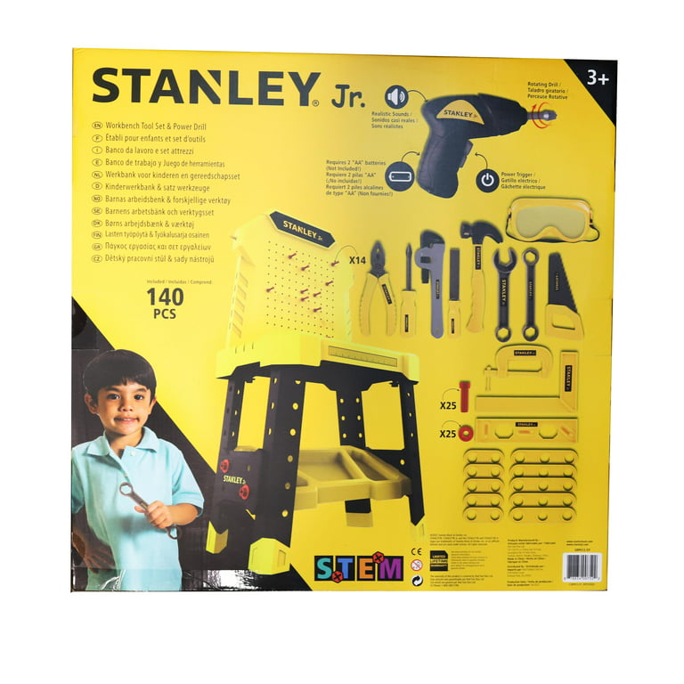 STANLEY Jr. Toy Workbench and 6 pc Tool Set