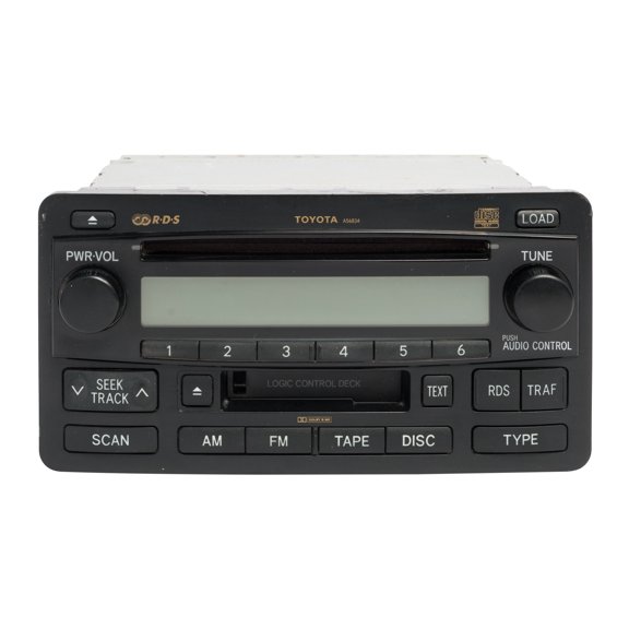 Restored 2003-2004 Toyota Tundra Radio AM FM CD Cassette Player 86120-0C091 A56834 (Refurbished)