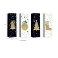 thumbnail image 4 of Christmas Wine Gift Bags (Glitter Icon) (Asstd) - Set of 12, 4 of 4