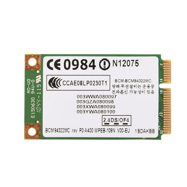 Tarjeta inalámbrica profesional Mini PCI‑E WIFI de doble banda 2.4G + 5G para HP, MAC, DELL y Acer