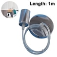 thumbnail image 1 of Lámpara colgante de metal, portalámparas E27 con cable, péndulo con cable, lámpara colgante con cable, ideal para iluminación de techo, 1 of 8