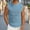 Light Blue, variant on Aueoeo Men's Slim Fitted Workout Tank Tops Bodybuilding Gym Fitness Muscle Tee Athletic Knit Shirt Summer Casual Sleeveless T-Shirts Crewneck Men Undershirt M-2X 3X Army Green