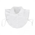 thumbnail image 1 of Blanca Con Cuello Desmontable jinwen Mujer Cuello Camisero, 1 of 7