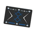 thumbnail image 4 of S SERENABLE Football Footstep Training Mat Ball Control Trainer for Kids Athletes Adults Black Blue, 4 of 9