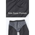 thumbnail image 2 of Taigaofy Mens Swim Trunks Short Quick Dry Sports Shorts with Mesh Lining and Zipper Pockets Blue 38, 2 of 7