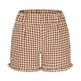 thumbnail image 7 of Vrotazzy Girls Casual Plaid Shorts for Everyday Play - Spring Summer Comfort Elastic Waist Soft Twill Girls Shorts Kids Apparel and Everyday Outfit,Sizes 11-12 Years, 7 of 7