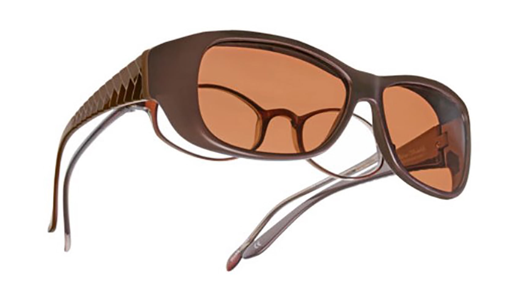 Solar Shield Unisex Brown Polarized Driving SolarShield Sunglasses SA09