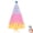 White & Pre-Lit & LED, variant on Ktaxon 6 FT Pre-lit Christmas Tree, Hinged Xmas Tree with 300 Cold White/Pink/Warm White Lights, 600 Branch Tips and Topper Star, for Holiday Party Store Office Home, White